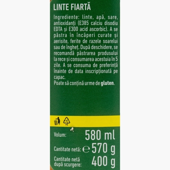 Linte fiartă 570g