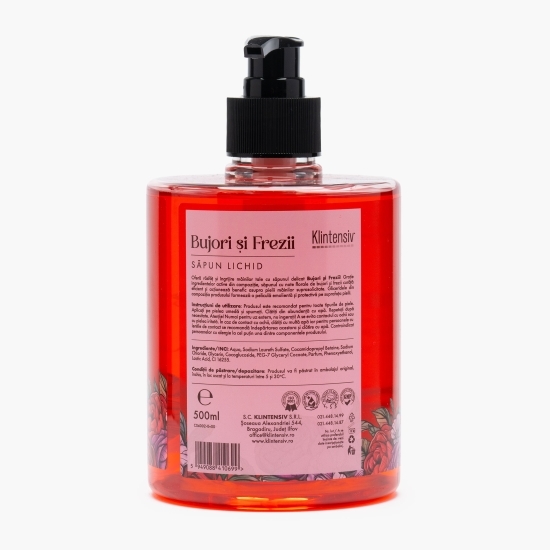 Săpun lichid Bujori și Frezii, 0.5l