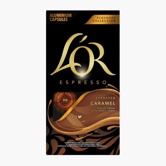Capsule cafea Espresso Caramel, 10 băuturi, 52g