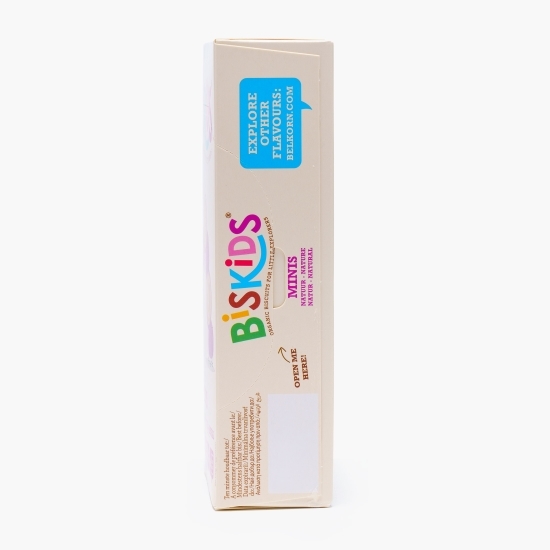 Biscuiți mini ECO pentru copii, fără zahăr, +36 luni, 120g