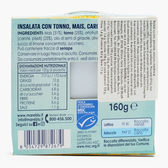Salată cu ton și porumb, 160g