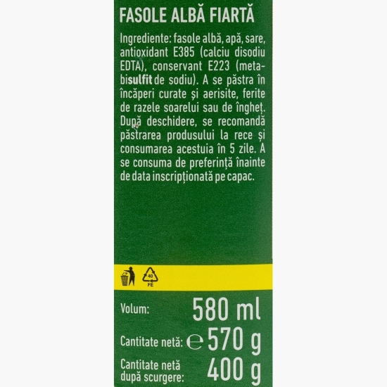 Fasole albă 570g