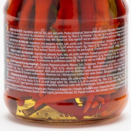 Ardei iuți în oțet 350g