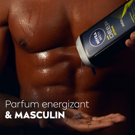 Gel de duș bărbați Deep Sport 3în1, pentru corp, față și păr 500ml