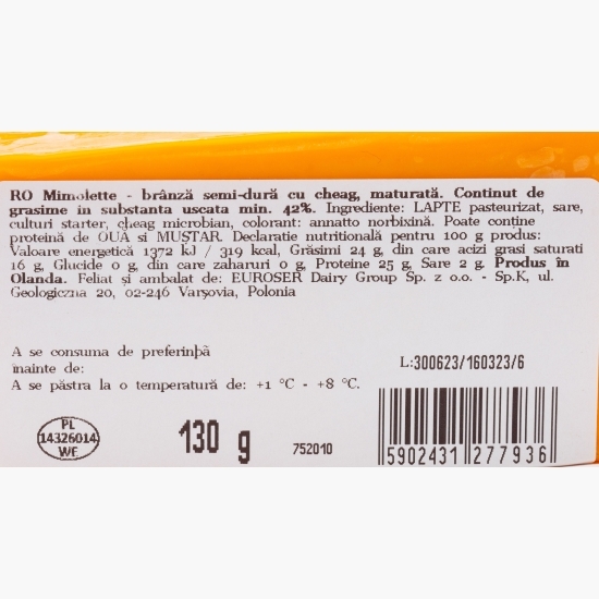 Brânză Mimolette 130g