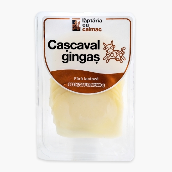 Cașcaval gingaș felii, fără lactoză 120g