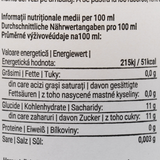 Suc de ananas cu portocale, mere, lime și ghimbir 330ml