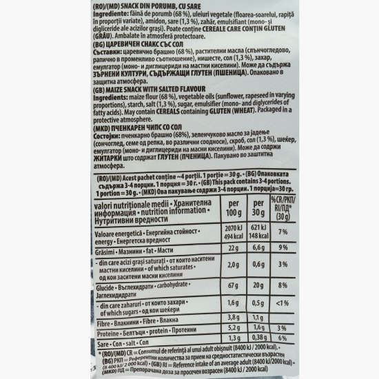 Chipsuri Tortillas cu sare 110g