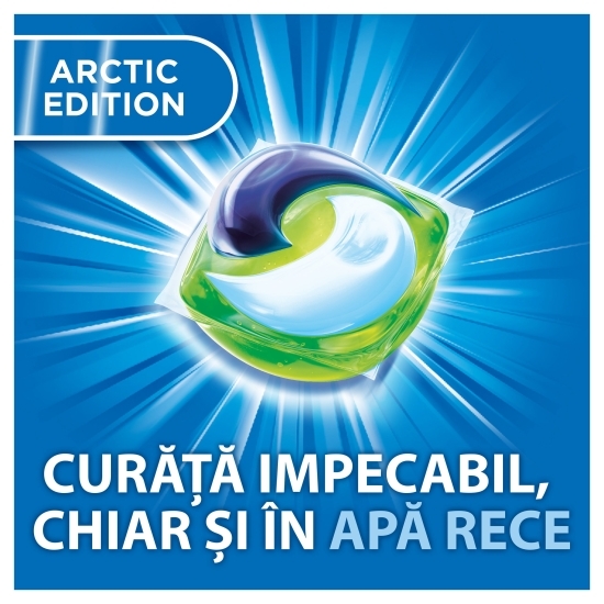 Detergent de rufe capsule All in One Pods Arctic Edition, 10 spălări