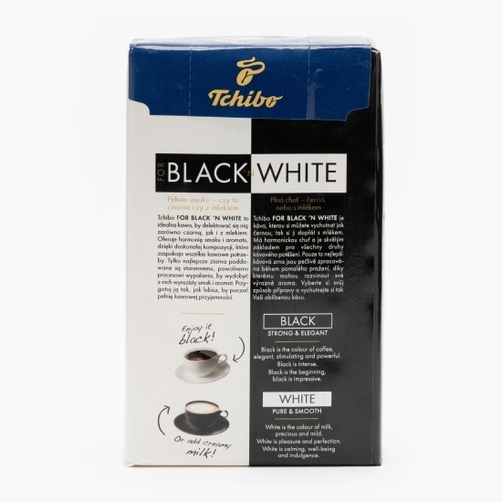 Cafea prăjită și măcinată Black and White 250g