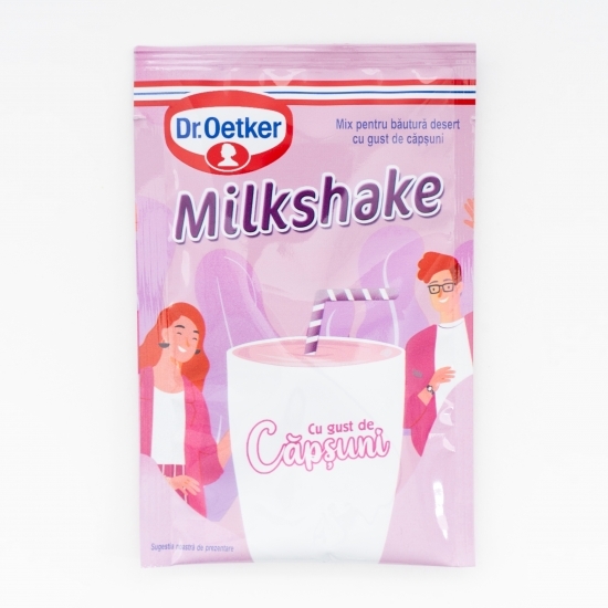 Mix pentru băutură desert milkshake cu gust de căpșuni 33g