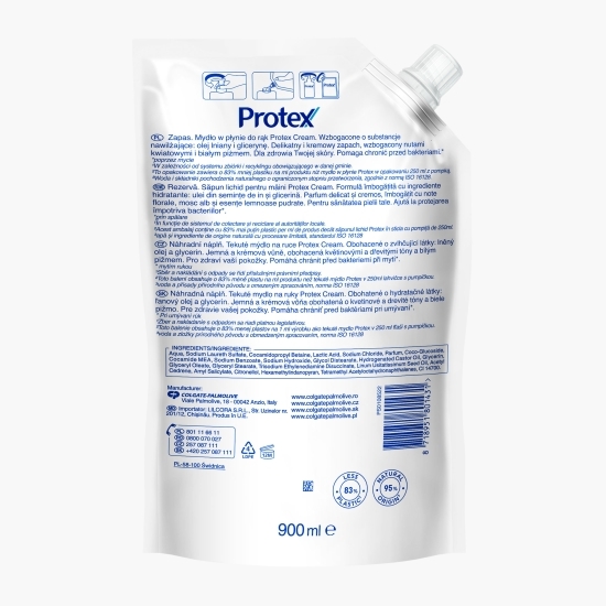 Rezervă săpun lichid Cream Mega Pack 900ml