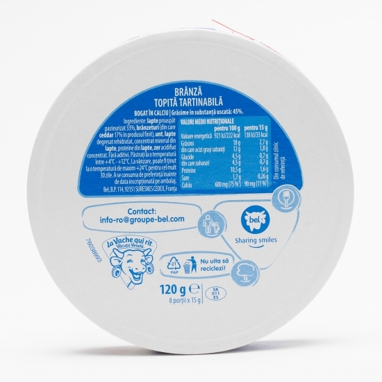 Brânză topită 8 porții, 120g