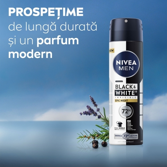 Deodorant antiperspirant spray Men Black & White Epic Night 150ml