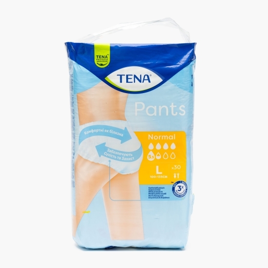Scutece adulți tip chilot pentru incontinență Pants Normal, mărime L, 30 buc