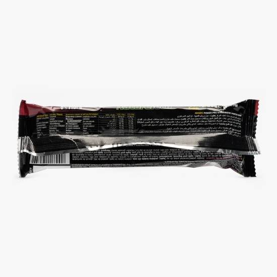 Baton energizant Power Pro cu aromă căpșuni și ciocolată 80g