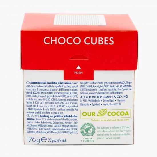 Praline asortate Choco Cubes 176g 