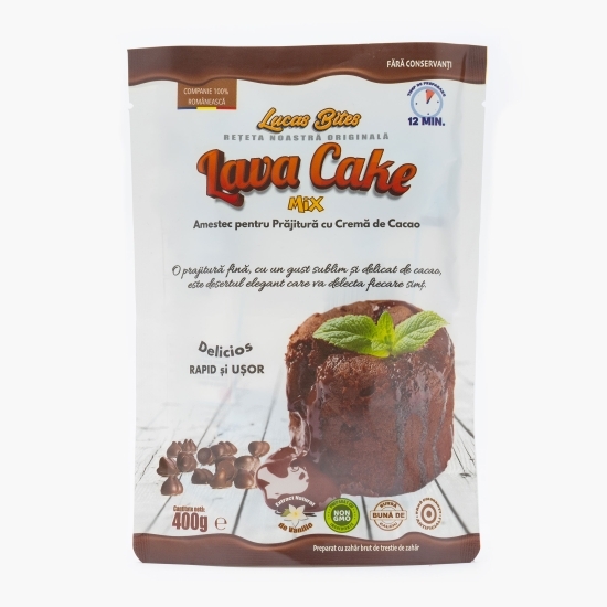 Amestec pentru prăjitură cu cremă de cacao Lava Cake Mix 400g