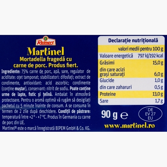 Mortadella de porc 90g