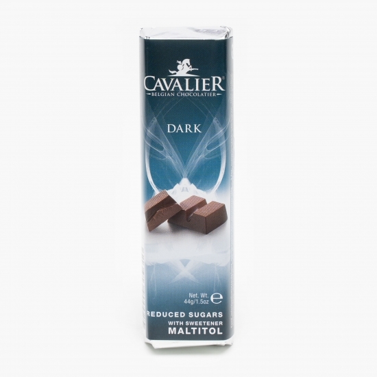 Baton ciocolată neagră fără zahăr 44g