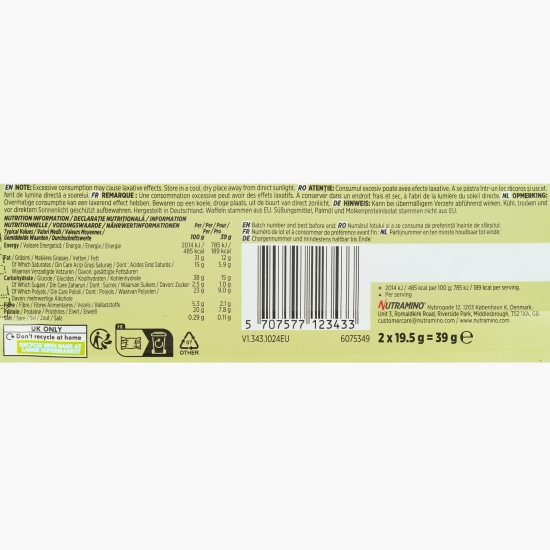 Napolitană proteică Nutra Go cu aromă de alune de pădure 39g