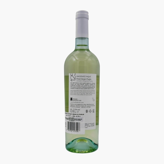 Vin alb sec 125 Pinot Grigio Puglia IGP, 12.5%, 750ml