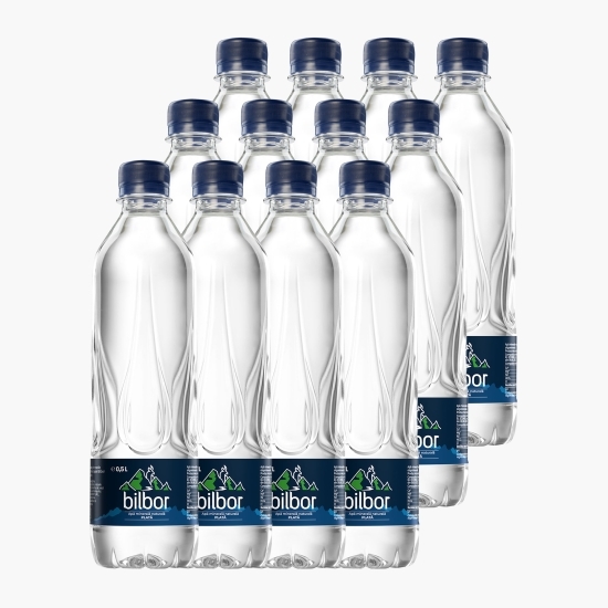 Apă minerală naturală plată, 12x500ml