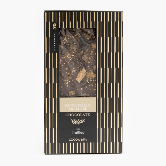 Ciocolată neagră cu trufe și ulei extravirgin 100g