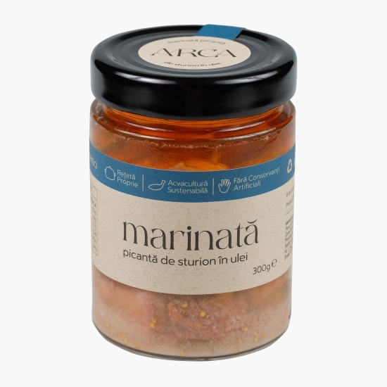 Marinată picantă de sturion în ulei 300g