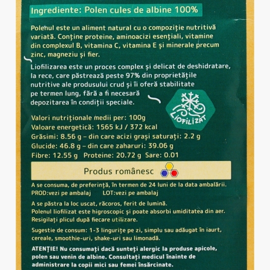 Polen poliflor liofilizat