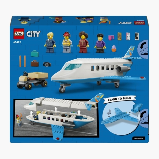 Avion cu reacție pentru pasageri, 60492 City, 118 piese, +4 ani