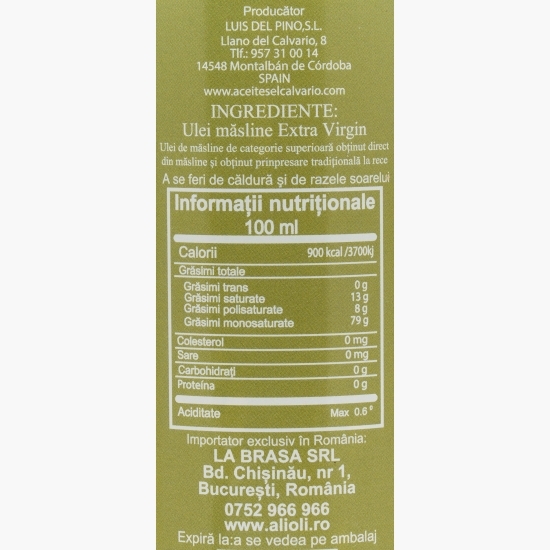 Ulei de măsline extravirgin 750ml