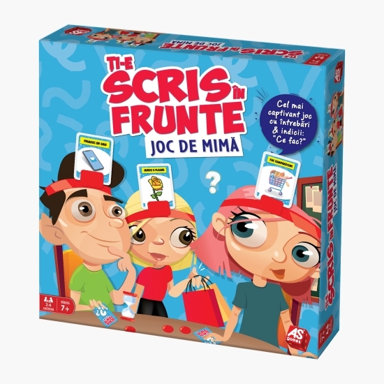 Joc "Ți-e scris în frunte" (joc de mimă), +10 ani