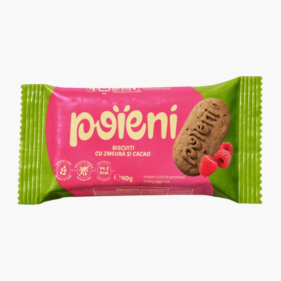 Biscuiți cu zmeură și cacao 40g