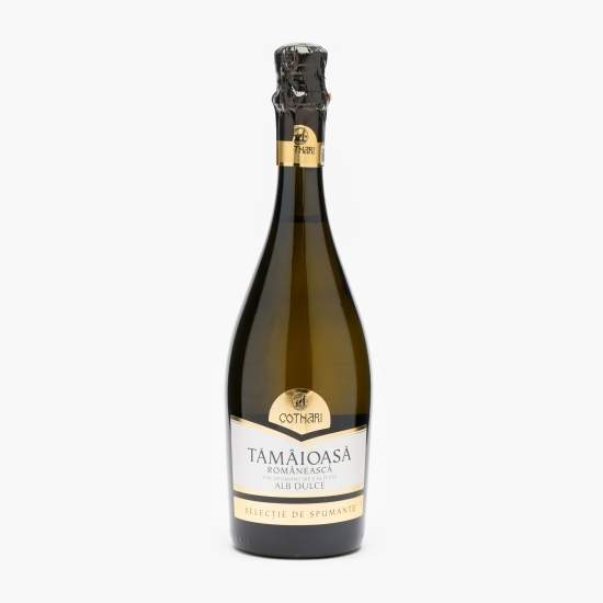 Vin spumant alb dulce Tămâioasă Românească, 11.5%, 0.75l