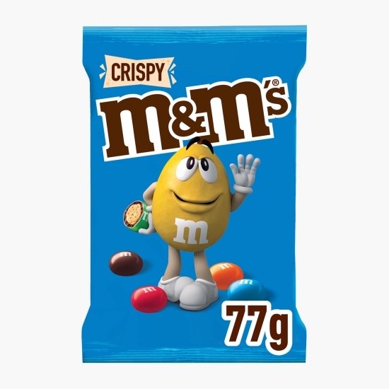 M&M's - Bomboane cu miez din orez crocant în ciocolată cu lapte, Crispy 77g