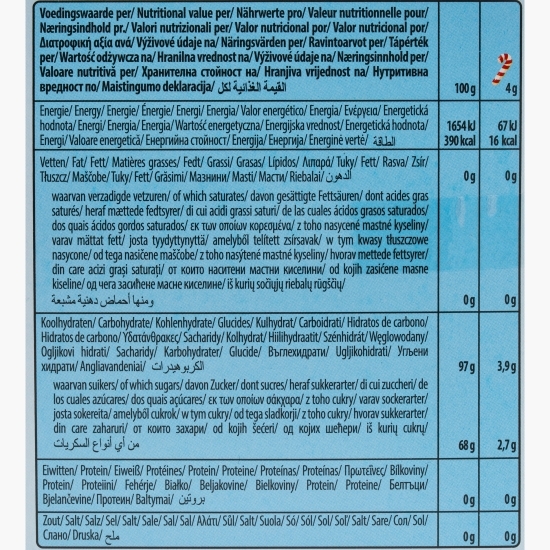 Bastonașe de acadea cu aromă mentă Candy Canes, 25x4g (100g)