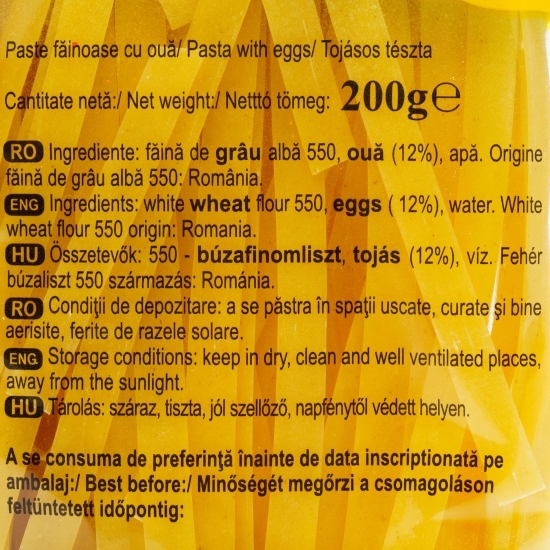 Tăieței lați cu ouă 200g