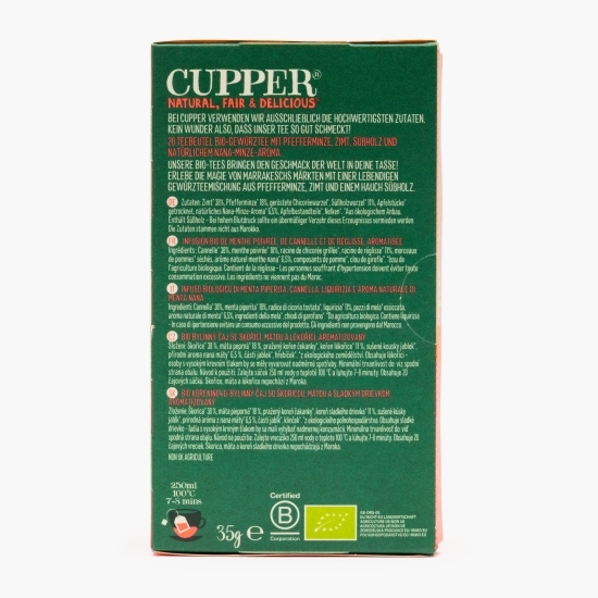 Ceai eco Marrakesh Markets, 20 plicuri, 35g