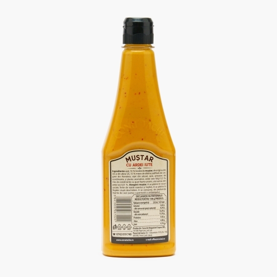 Muștar cu miere și ardei iute 480g