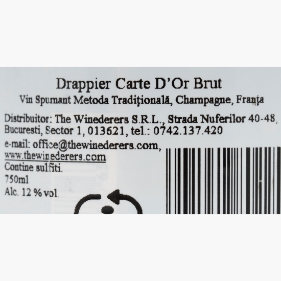 Șampanie Carte D'Or brut, 12%, 750ml