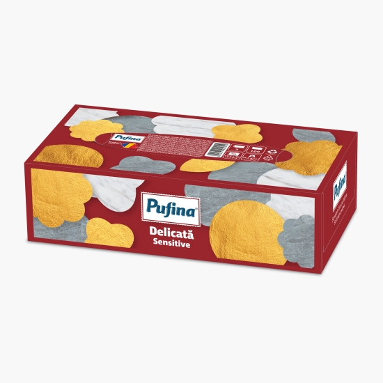 Șervețele faciale 3 straturi, 100 buc
