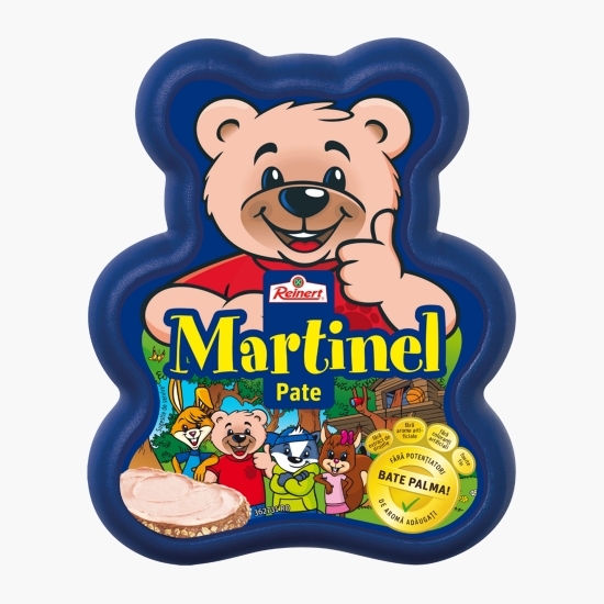 Pate din carne de porc, curcan și ficat de porc, 125g