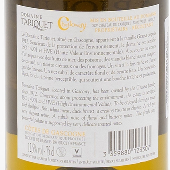 Vin alb demisec Chardonnay, 12.5%, 0.75l