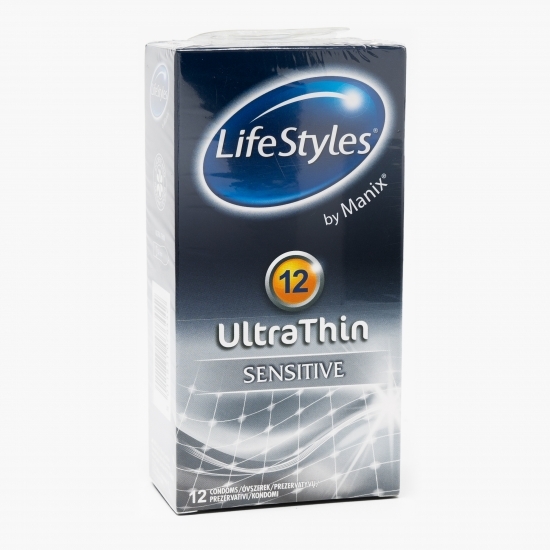 Prezervative UltraThin Sensitive 12 buc