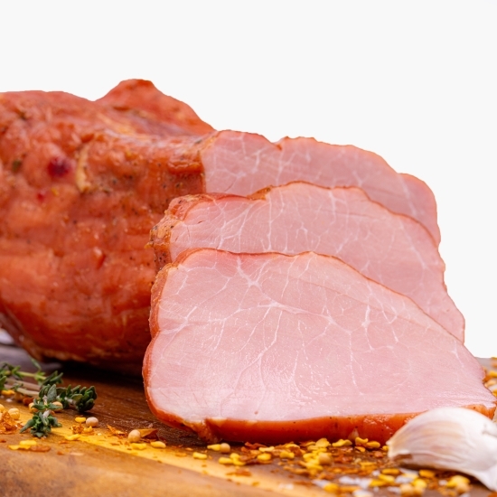 Pastramă de porc afumată 500g