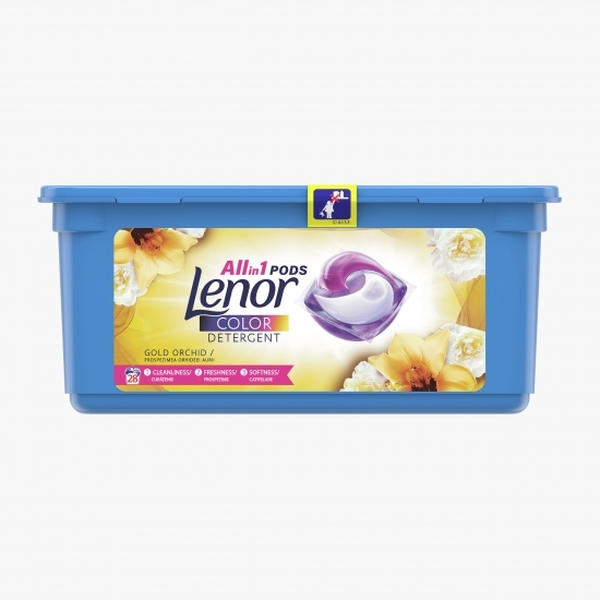 Detergent de rufe capsule All in One Pods Gold Orchid, 28 spălări