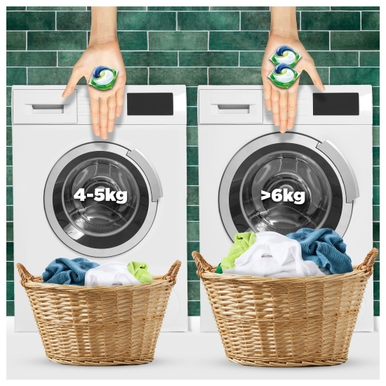 Detergent de rufe capsule All in One Pods Mountain Spring, 108 spălări