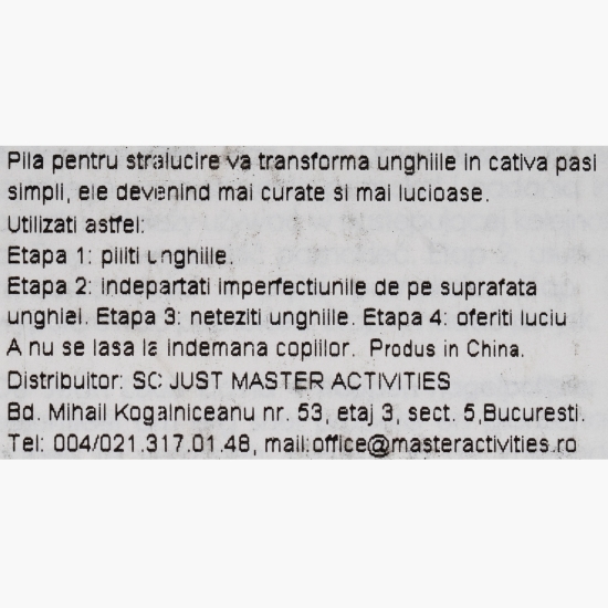 Pilă unghii tip buffer, 1 buc, diverse modele