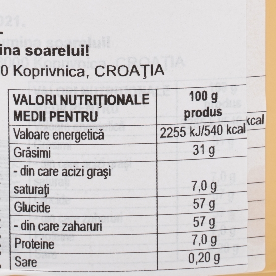 Cremă tartinabilă de alune de pădure cu lapte și cacao 2.5kg